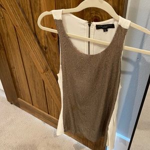 Gold and cream “Sanctuary” clothing tank